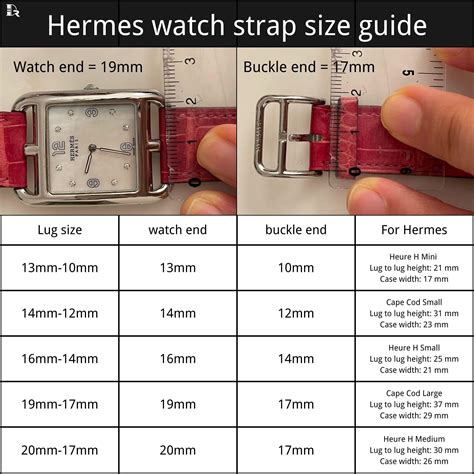 Apple Watch Hermes strap measurement